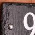 Rustic Slate House Number with 1 Digit