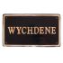 Brass Rectangle House Sign - 44.5 x 25cm