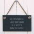 Slate Hanging Sign - If you sprinkle when you tinkle be a sweetie wipe the seatie