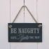 Christmas Slate hanging sign - 