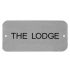 Stainless Steel Rectangle House Sign - 20 x 10cm