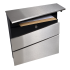 Stainless Steel Personalised Letterbox - The Statement 