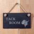 Slate Hanging Sign 'Tack Room'