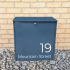 Personalised Lockable Parcel Box with Lifting Lid