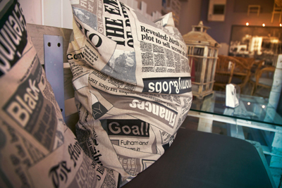 Top tips for cleaning your windows - use newspaper cushion. Image: News Paper Cushion by Splitshire freerangestock.com