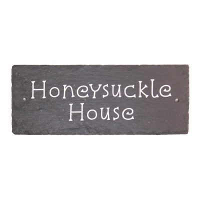 Modern house number plaques