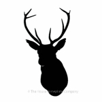 Stag's head image for house signs