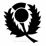 Scottish thistle image for house signs